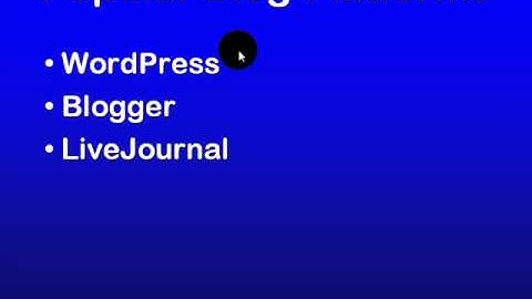 Traffic Generation - The power of blogs