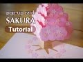 TUTORIAL_"SAKURA" pop-up card __(Free Pattern)