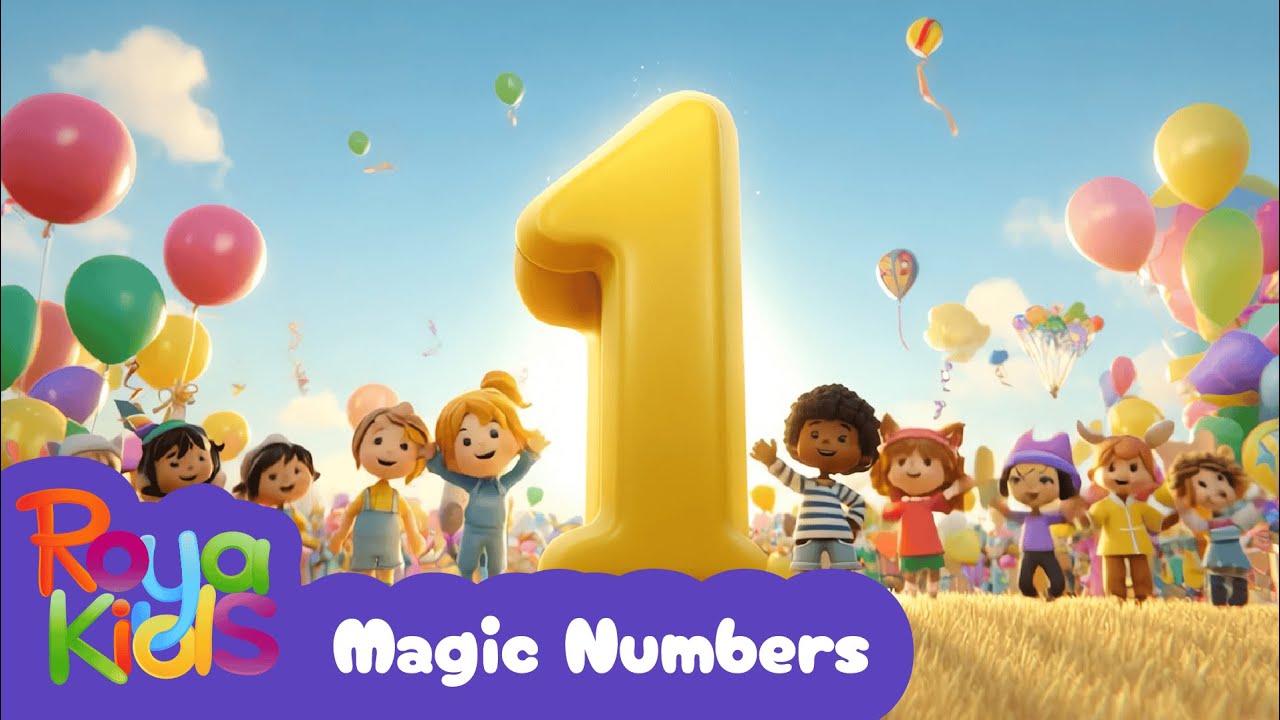 Magic Numbers 1 🔢 Fun Kids Song for Learning Numbers - YouTube