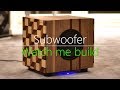 Subwoofer box build