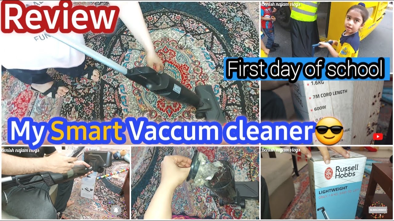Tackling A New School Year: Russell Hobbs Vacuum Cleaner Review | Benish Najam Vlogs