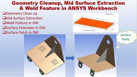 Geometry Clean-up | Mid-Surface Extraction using ANSYS DesignModeler
