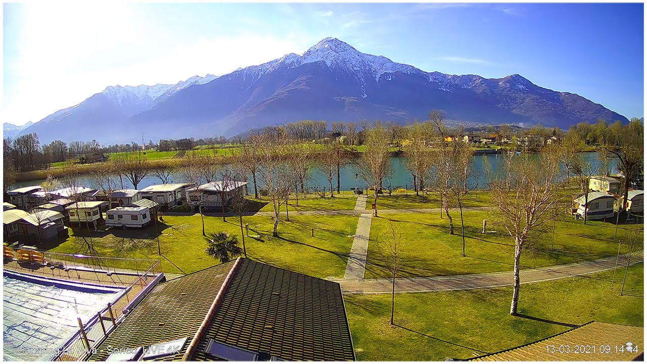 Camping La Riva - Sorico LIVE HD - Lake Como - Italy