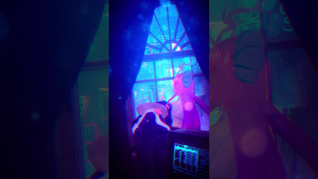 Into the neon city #varkshorts #vtuber #dragonvtuber | MYViki