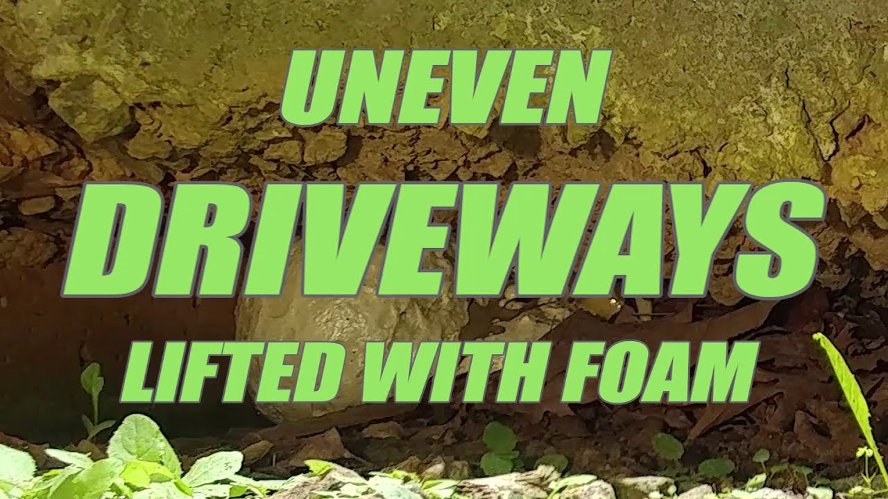 Lift It Rite Driveways Lifting Concrete with FOAM YouTube