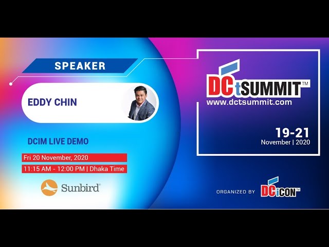 Sunbird DCIM Live Demo, Eddy Chin | Key Account Sales Manager, APAC | Sunbird Software, Inc.