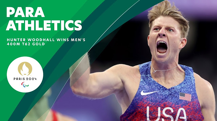 Hunter Woodhall Wins Gold For The USA In The Men's 400m T62 Final 🥇🇺🇸