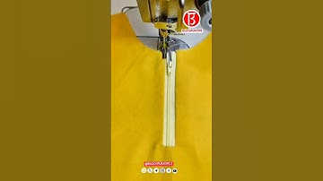 How to make a placket zipper Part 2