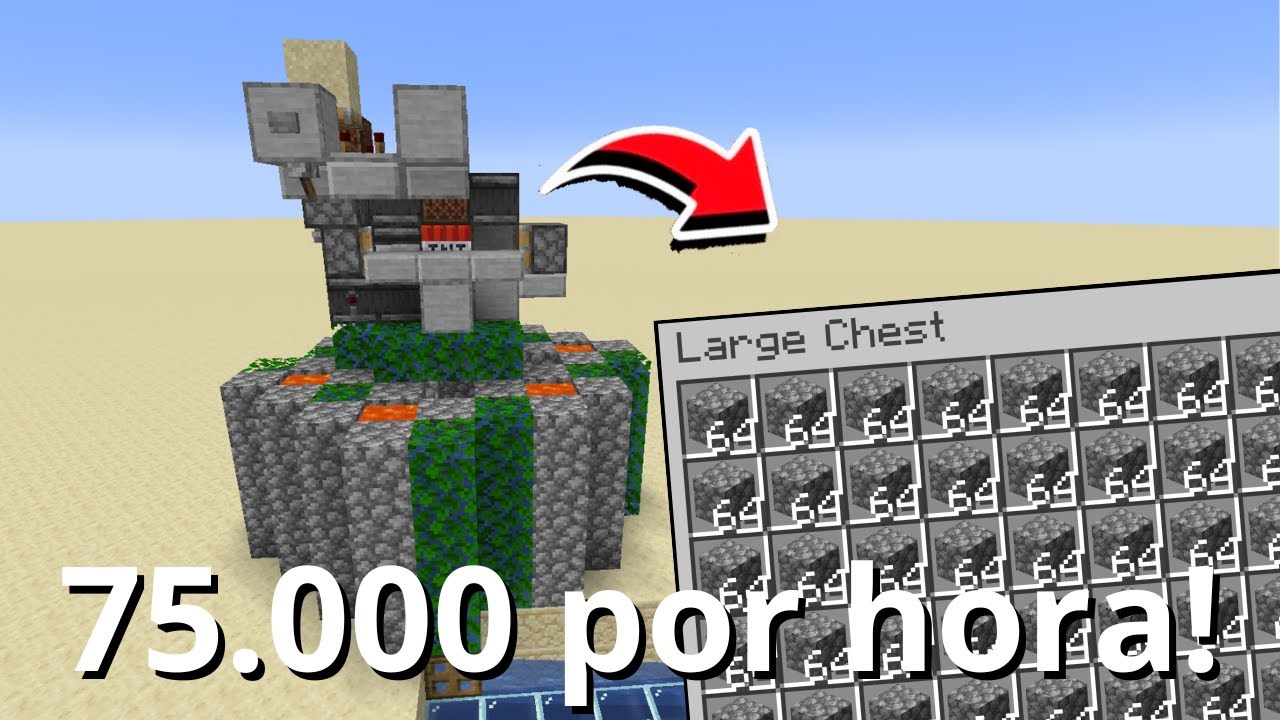 FARM DE PEDRA 100% AUTOMÁTICA - 75.000 Pedras por Hora!