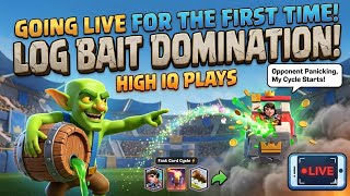 🪵 LOG BAIT DOMINATION! ⚡ Fast Card Cycle &amp; High IQ Plays!