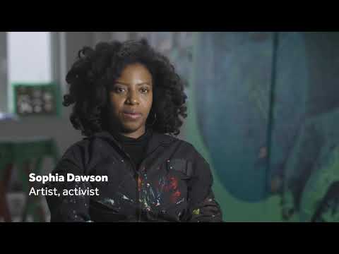 Defund The Police, Invest In Communities Mural Project - Sophia Dawson