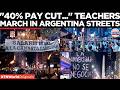 WATCH: Thousands of Teachers March In Buenos Aires Streets Amid Anger Over Govt Cuts | US-Iran War