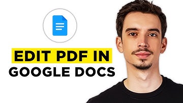 How To Edit PDF In Google Docs (2025) - Complete Tutorial