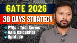 Gate 30 Days Strategy | Perparation Strategy | All 'bout Chemistry