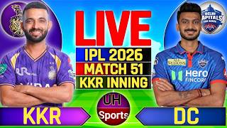 KKR vs DC Live Match Score, IPL 2026 Live Cricket Match | Kolkata vs Delhi Cricket Live Match Today screenshot 1