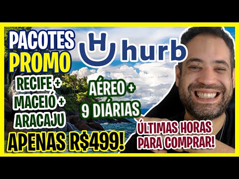 É AGORA OU NUNCA! SÓ R$499 - 9 DIÁRIAS PACOTE RECIFE + MACEIÓ + ARACAJU!