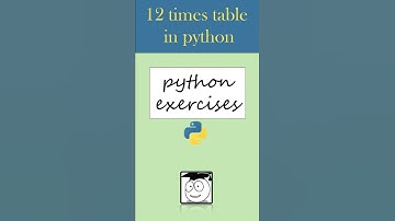 Times Table in Python | Simple Tutorial | #Shorts