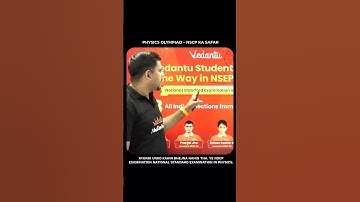 NSCP Physics Journey ⚛️ #vedantu #harshsir #VED #physics #olympiad #exam #student #study #success