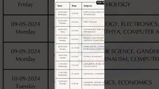 #onam2024 #plustwo plus two onam exam timetable 2024#timetable #exam #examwinnerplustwo
