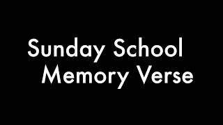 Memory Verse - Instrumental