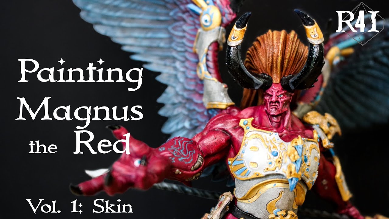 Magnus the red from GW. Painted by me : r/minipainting