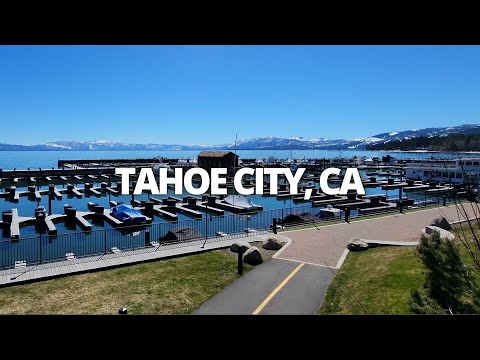 Exploring Tahoe City, California USA Walking Tour #tahoecity #laketahoe