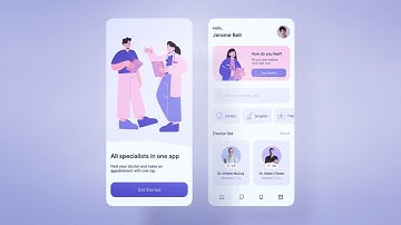 medical app UI👨🏽‍💻flutter tutorial from scratch ♡