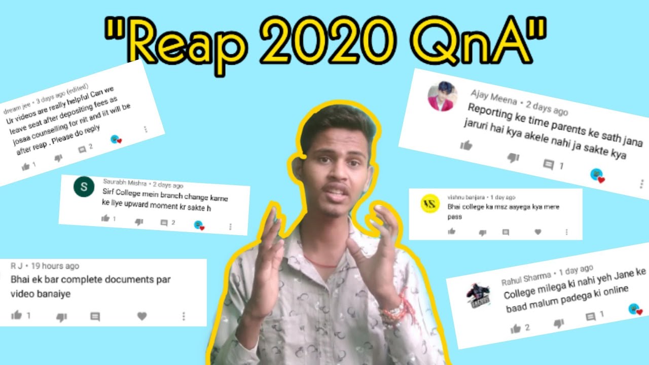 Reap 2020 -Doubt About Reap | QNA | Deepak Chouhan