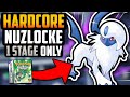 Can i beat a pokmon emerald hardcore nuzlocke with only singlestage pokmon