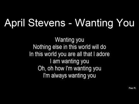 Northern Soul - April Stevens - Wanting You - With Lyrics