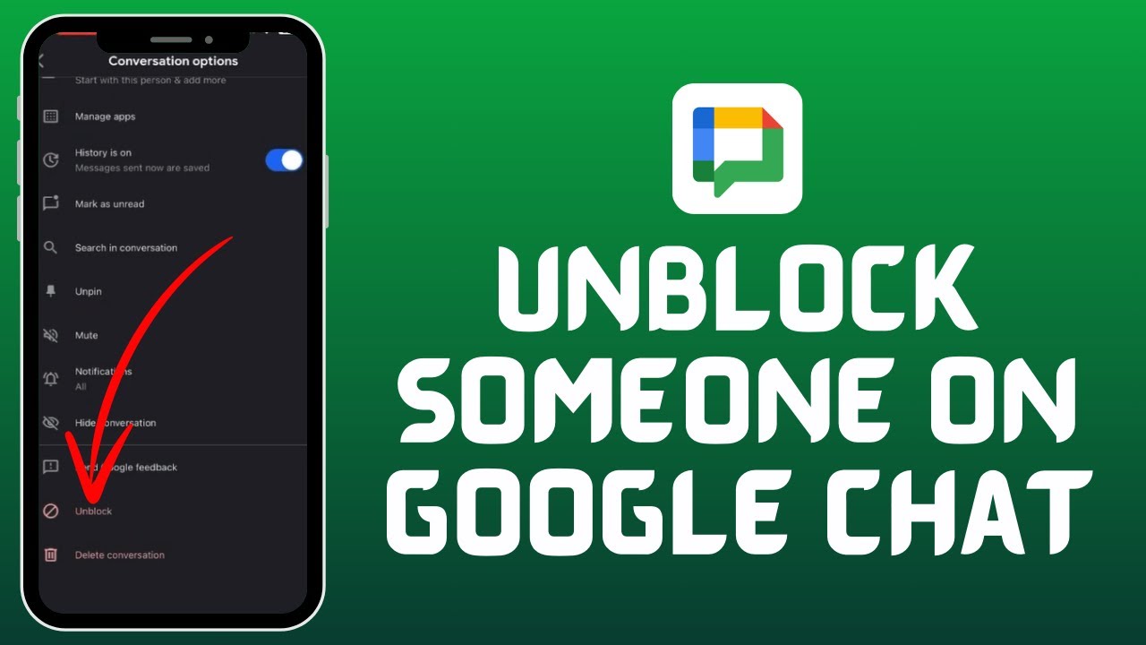 How to Unblock Someone on Google Chat (2024) - YouTube