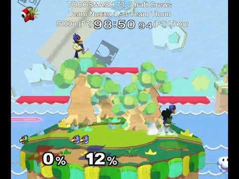 TODOSMASH 73 - Draft Crews - Team Noxxa vs Team Thom
