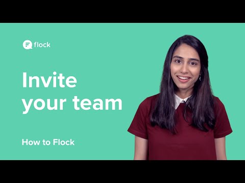 Invite your team to Flock Messenger