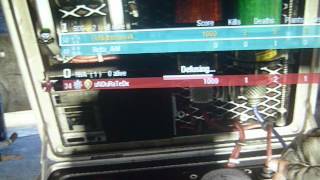 1st map, man down he rages after we are winning 2-0
