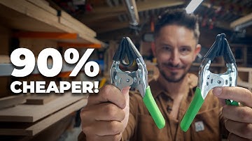 Testing Cheap DIY Edge Clamps On My Oak Credenza - Do They Work?