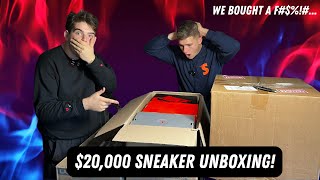 WE BOUGHT THIS SHOE FOR DIRT CHEAP :0 $20,000 SNEAKER UNBOXING!!