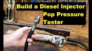 Build a Mercedes Diesel Injector Pop Pressure Tester - Part 1