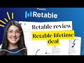 Retable lifetime deal $49 on Appsumo - Retable review