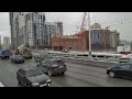 Екатеринбург первый снег. Макаровский мост.