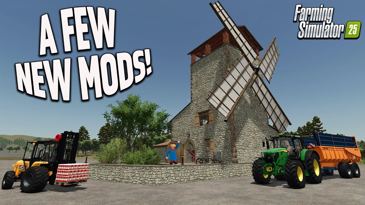 WINDY MILLER, JCB 940 & MORE?! NEW MODS/UPDATES?! (REVIEW/GUIDE) FARMING SIMULATOR 25