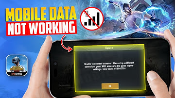 How to Fix Mobile Data Not Working on PUBG Mobile on iPhone | PUBG Mobile Data Problem on iOS