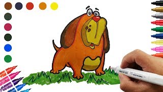 How to Draw Dog Coloring for Children Art for kids Coloring Pages for Kids