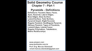 Celebrity COURSE OF SOLID GEOMETRY - CHAPTER 7 - PART 1 - 2nd EDITION Wealth