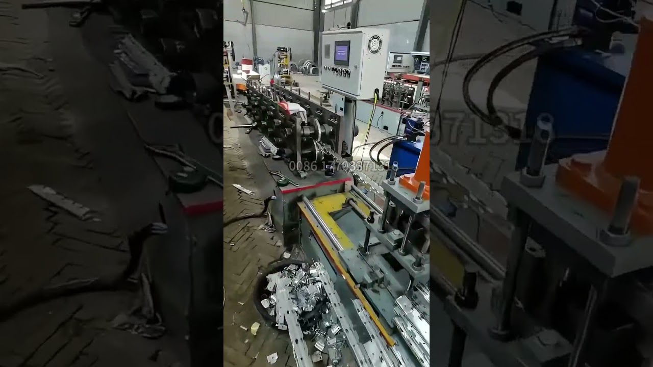 Customize Special Shape Guide Rail Roll Forming Machine Metal Track Roll Former machine