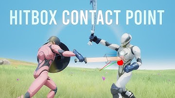 Unreal Engine 5 - Melee Combat - Hitbox Based Accurate Contact Point Detection - Action RPG #138