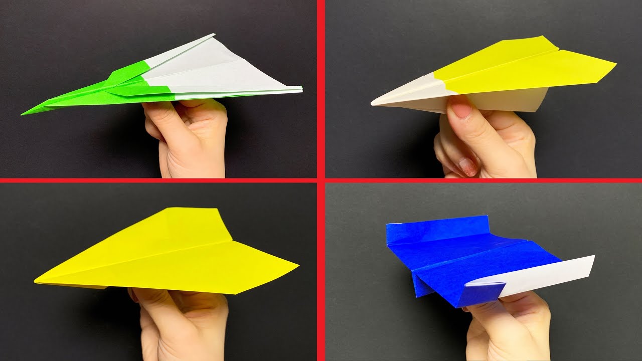 折り紙】大人の趣味に！よく飛ぶ紙飛行機4種を丁寧に解説｜How to make