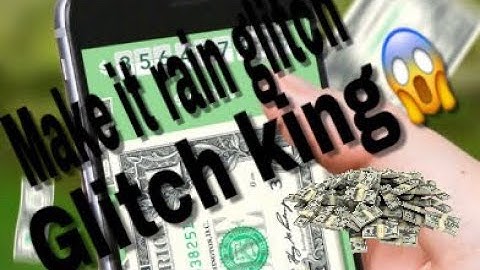 Make it rain glitch (No Jailbreak, No hack, iOS/Android)