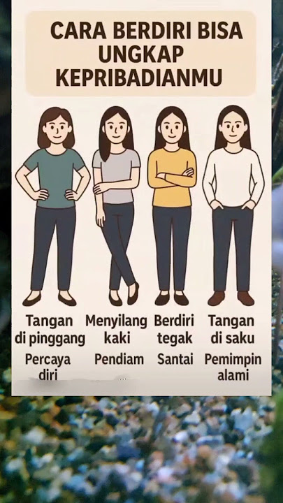 cara berdiri ungkap kepribadianmu#cocoklogi