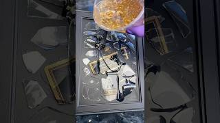 Johnnie Walker Black Label Broken Bottle Art | Luxury Scotch Whisky Wall Art Reveal