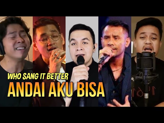 ANDAI AKU BISA cover by Indonesian Male Singers (Tulus, Afgan, Cakra Khan, Judika, Barsena, etc.) class=